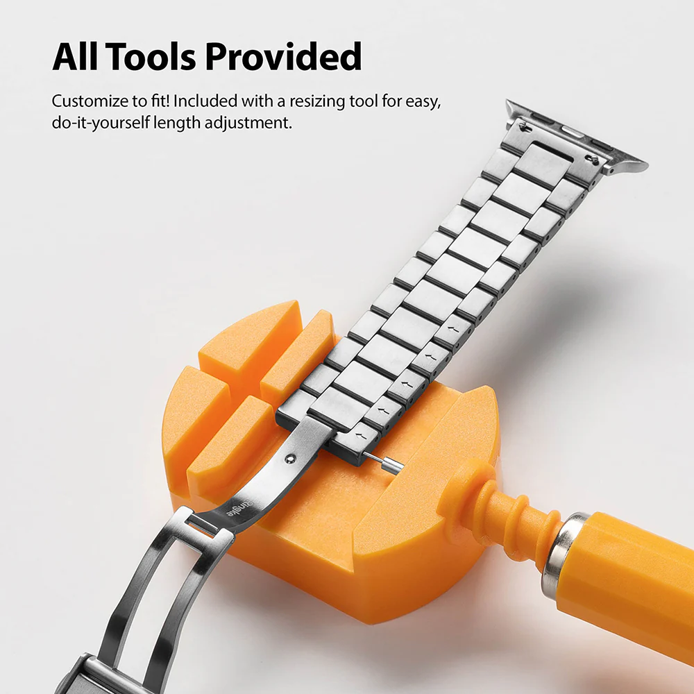 Apple Watch 49·46·45·44·42 mm | Metal One Band α - Silver - Image 7