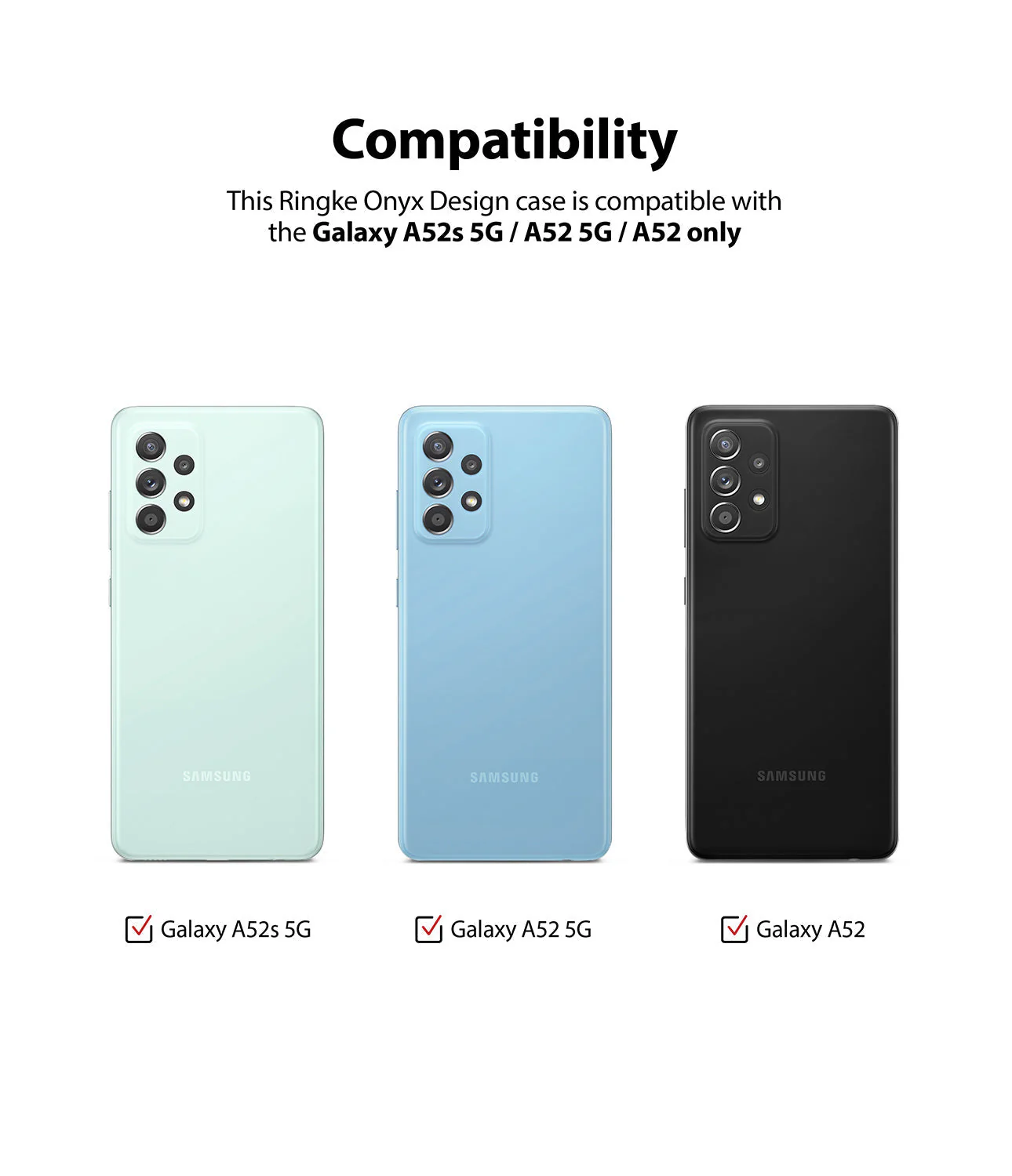 Galaxy A52 5G / 4G Case | Onyx Design - Image 15