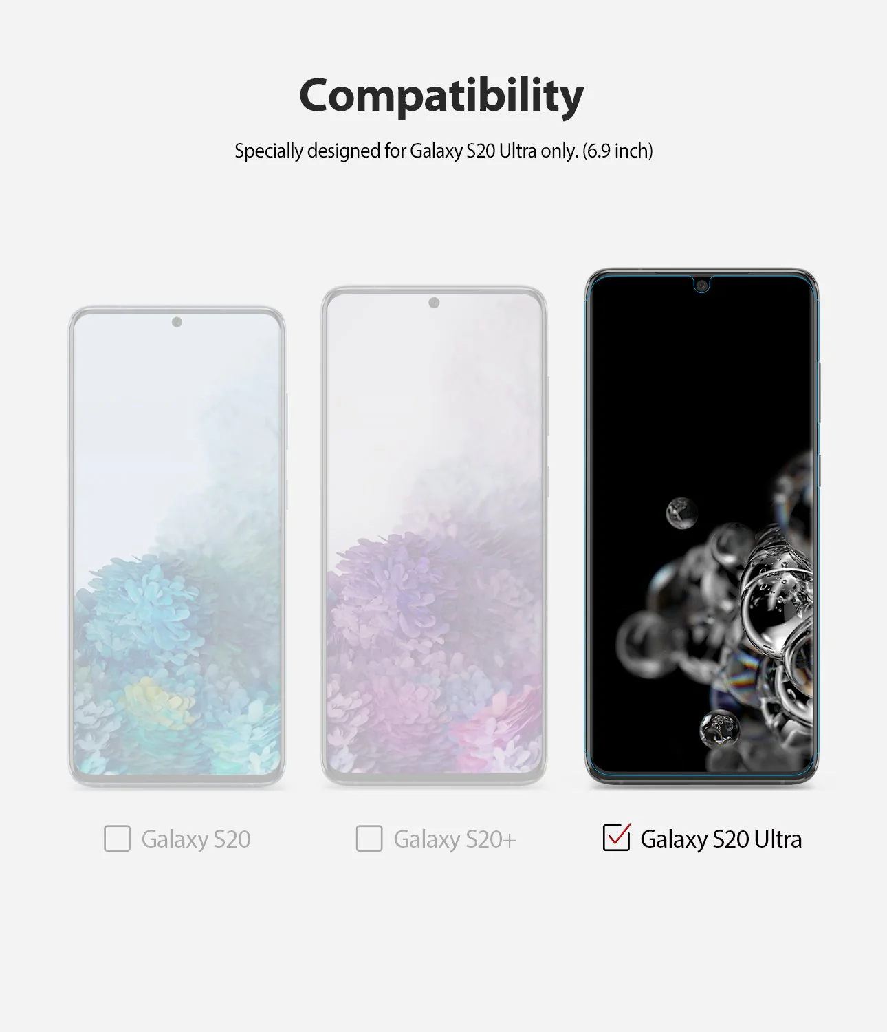 Galaxy S20 Ultra Screen Protector | Dual Easy Wing - Image 3