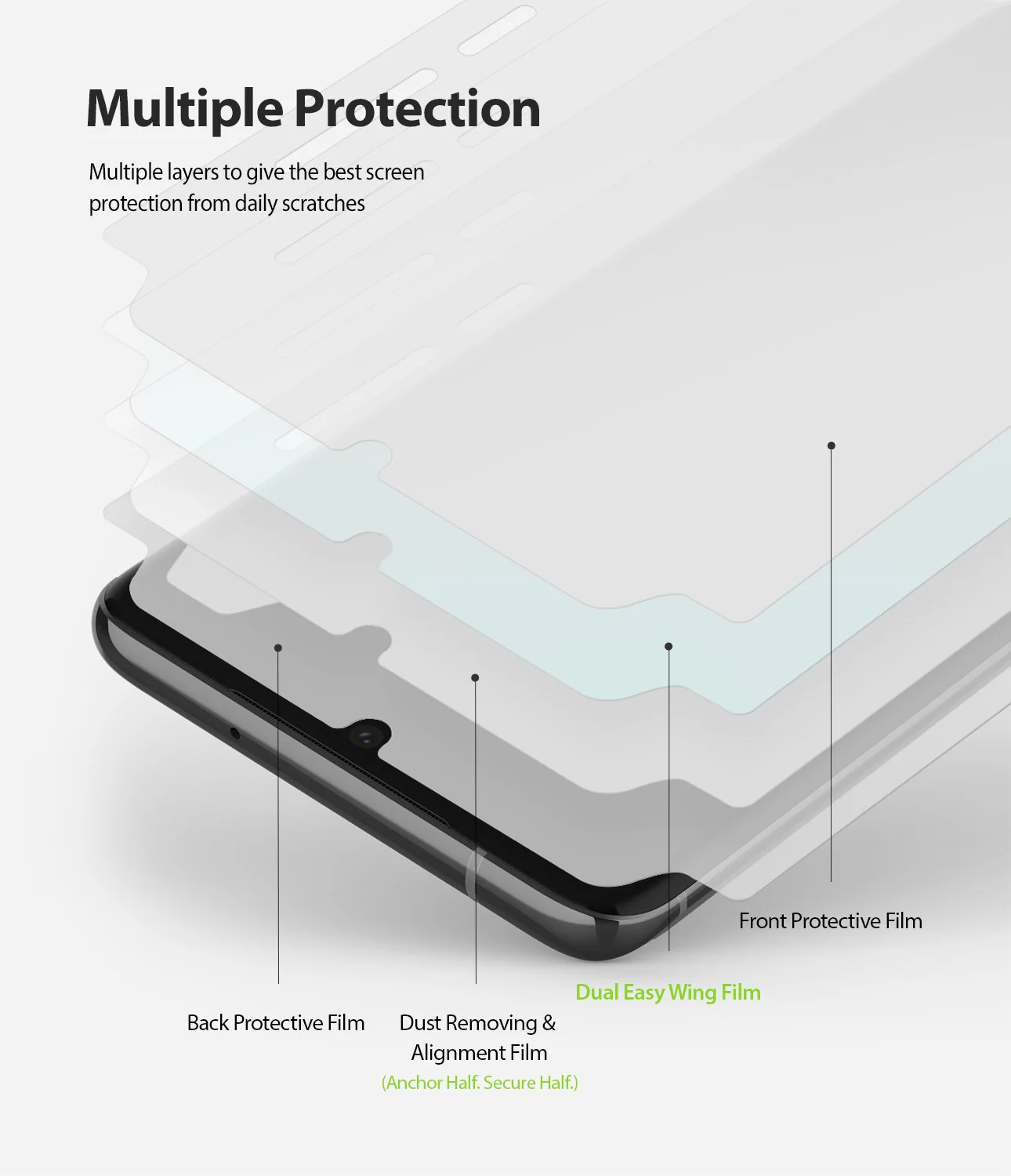 Galaxy S20 Ultra Screen Protector | Dual Easy Wing - Image 4