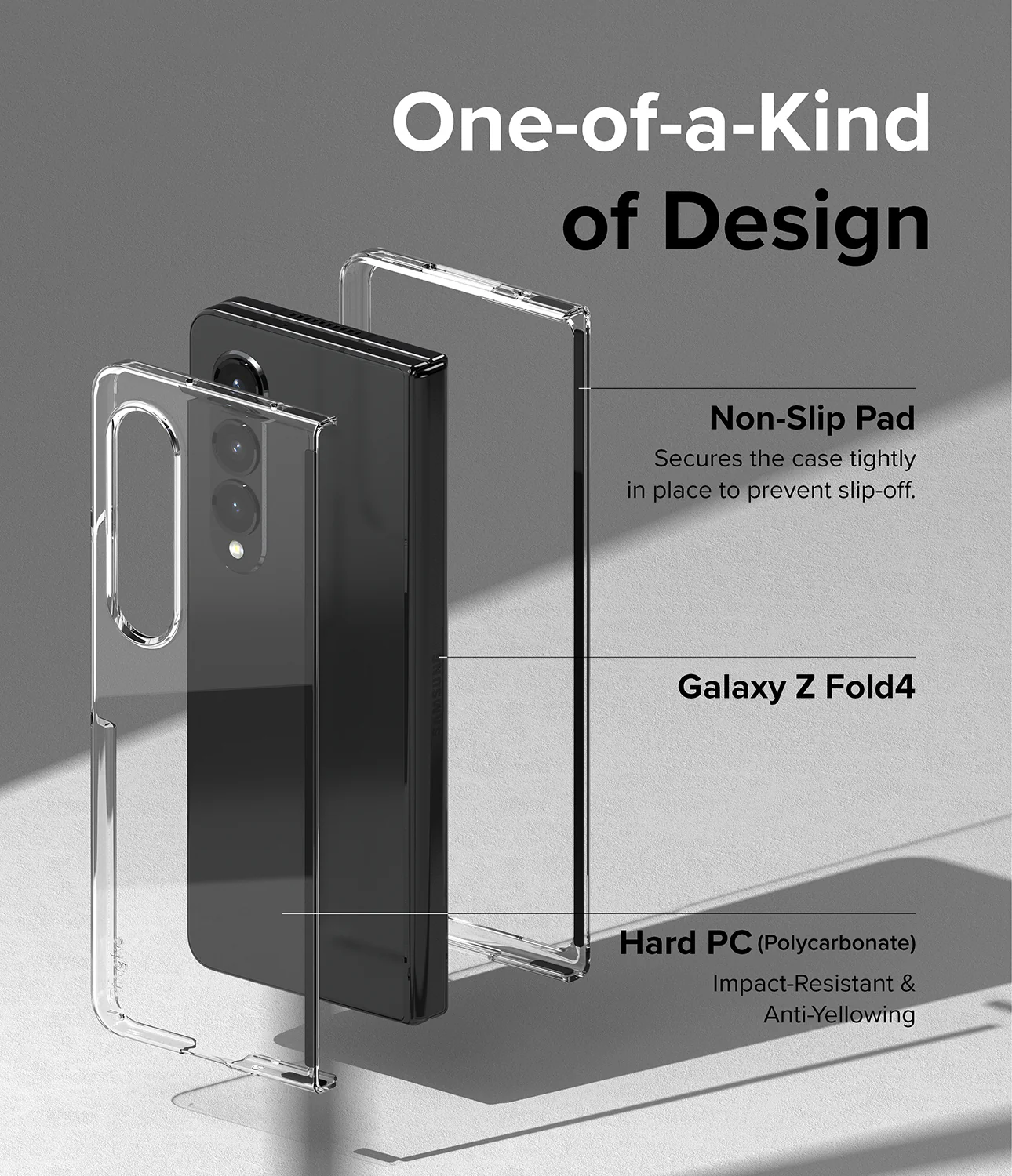 Galaxy Z Fold 4 Combo | Case + Screen Protector + Cover Display Glass - Image 5