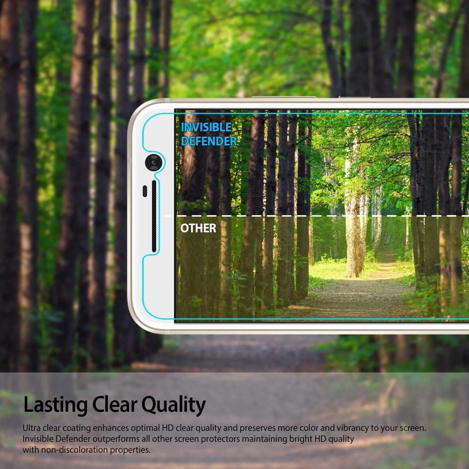 HTC 10 Screen Protector | Invisible Defender - Image 7