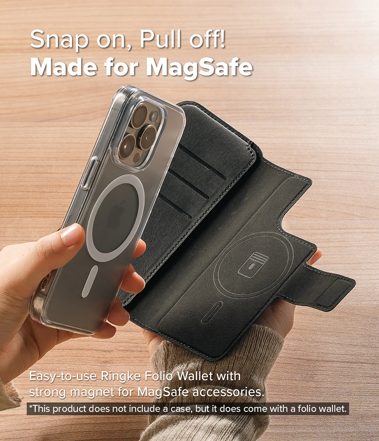 iPhone Pro Max & Plus MagSafe Cover | Folio Wallet Magnetic - Image 6