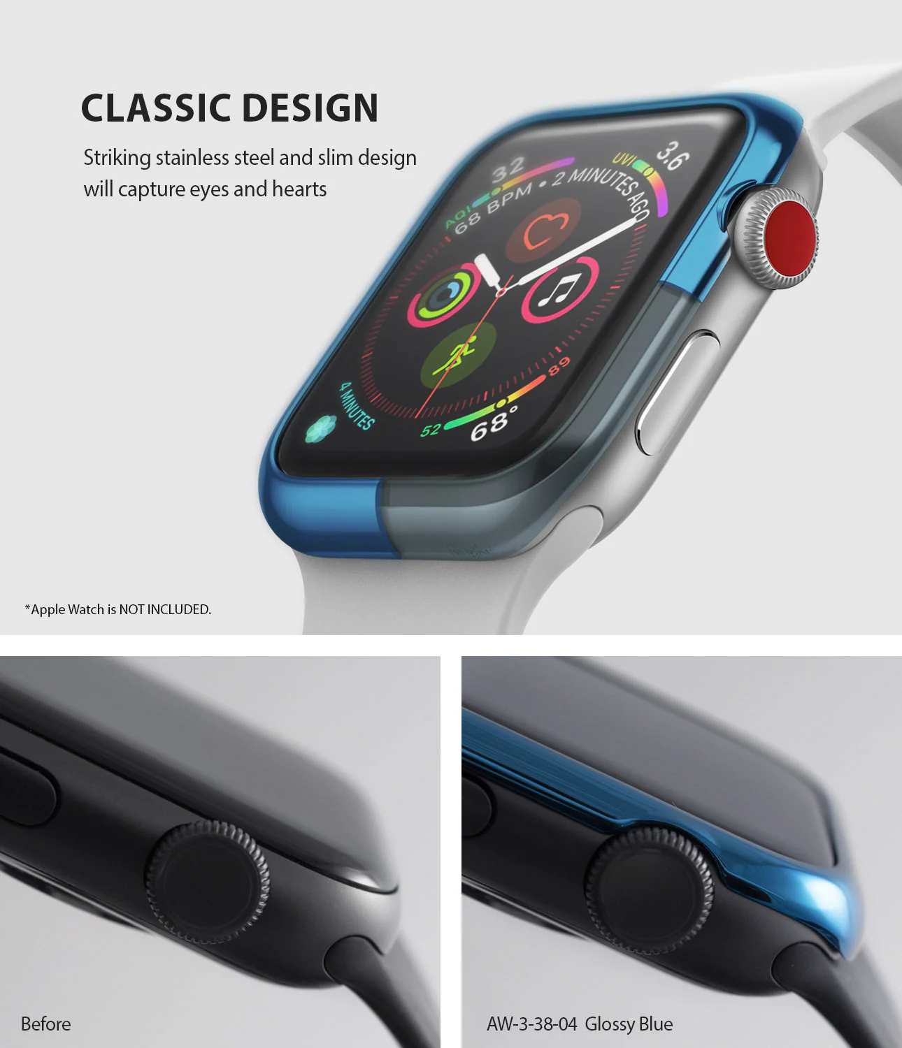 Apple Watch Series 3 / 2 / 1 (38mm) | Bezel Styling - Image 57