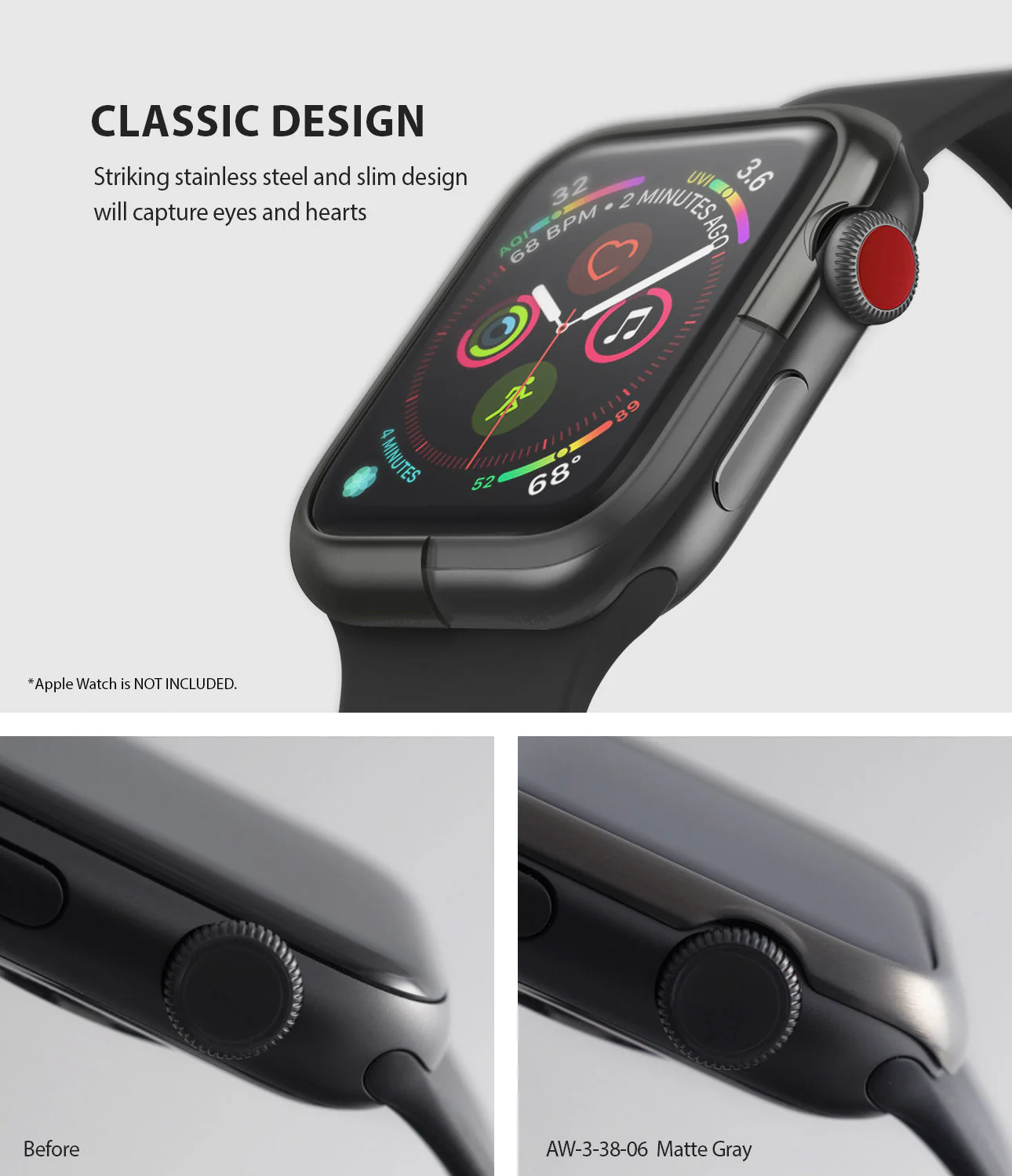 Apple Watch Series 3 / 2 / 1 (38mm) | Bezel Styling - Image 83