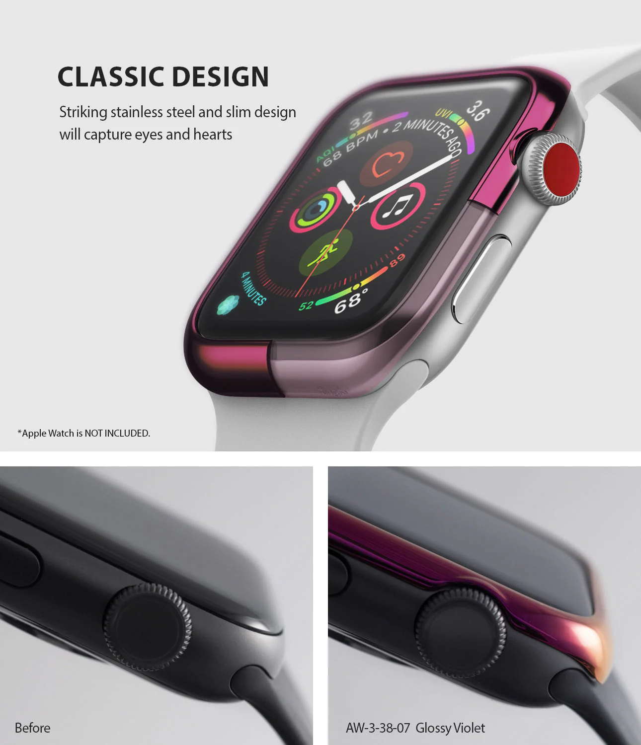 Apple Watch Series 3 / 2 / 1 (38mm) | Bezel Styling - Image 96
