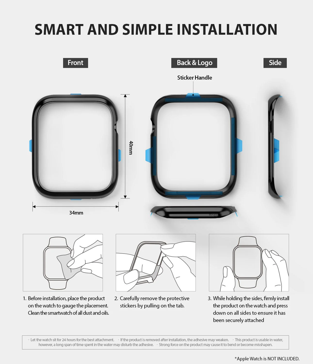 Apple Watch Series 6 / 5 / 4 / SE (40mm) | Bezel Styling - Image 38