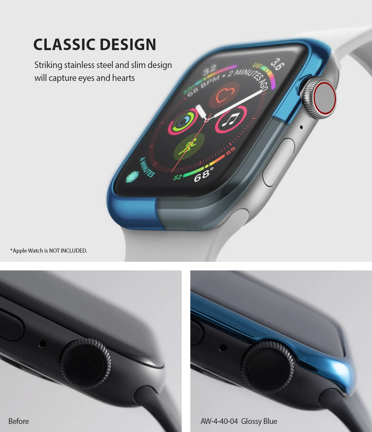 Apple Watch Series 6 / 5 / 4 / SE (40mm) | Bezel Styling - Image 44