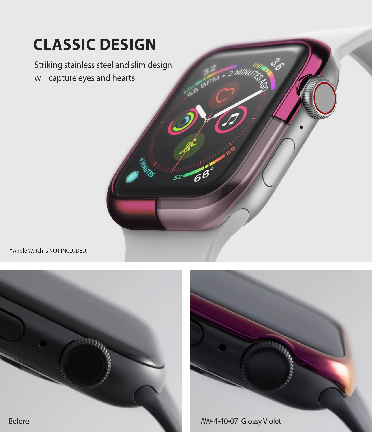 Apple Watch Series 6 / 5 / 4 / SE (40mm) | Bezel Styling - Image 83