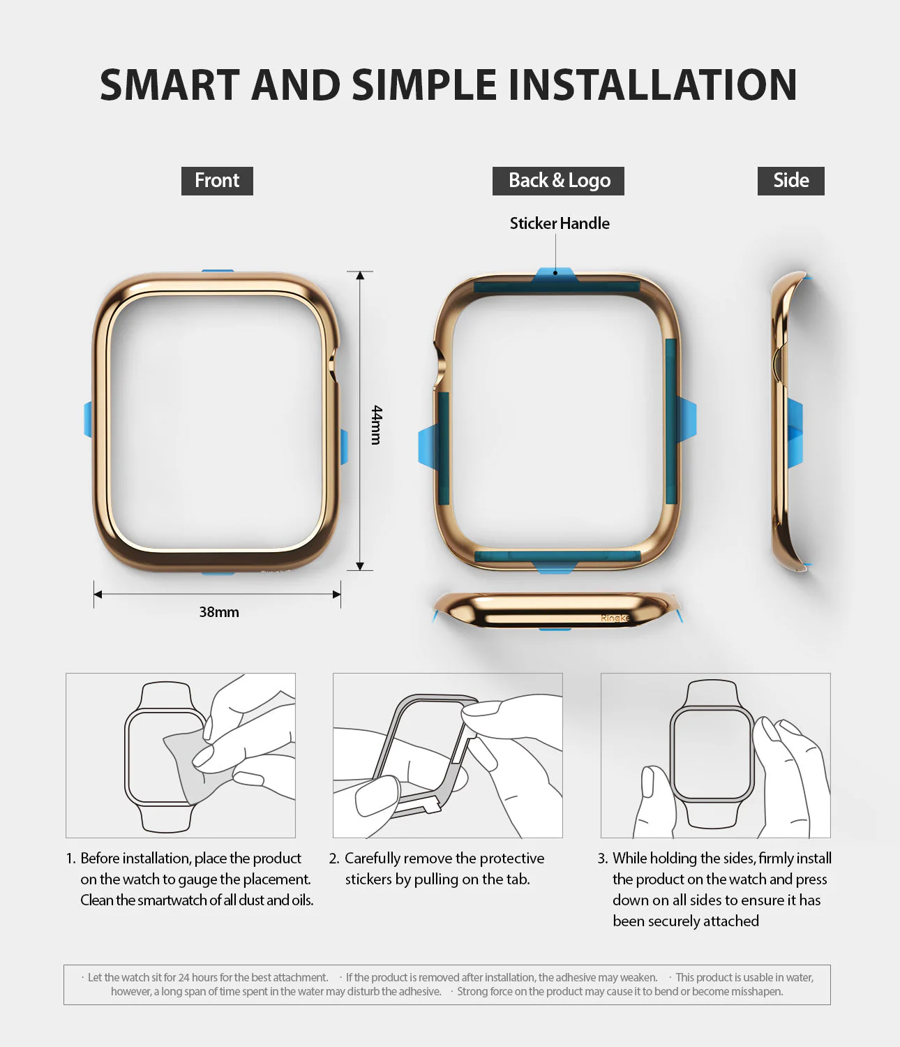 Apple Watch Series 6 / 5 / 4 / SE (44mm) | Bezel Styling - Image 64