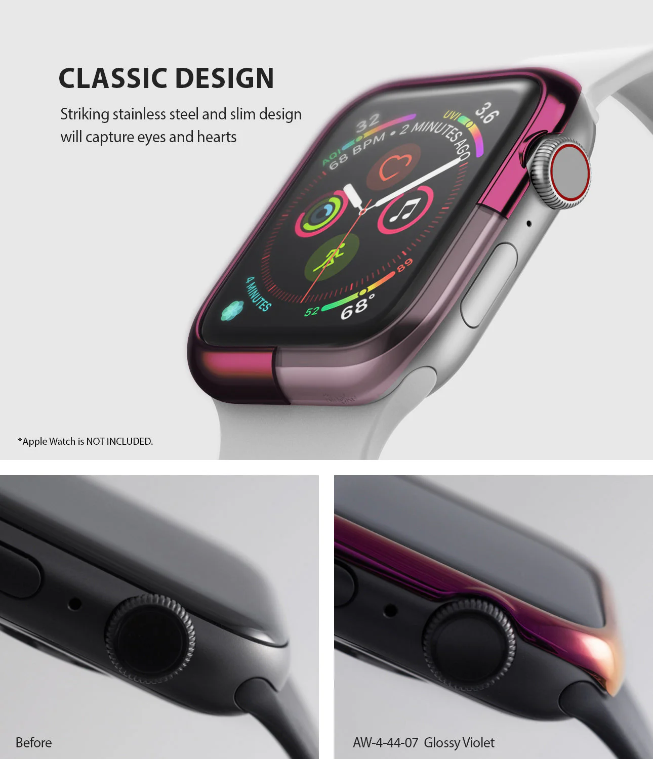 Apple Watch Series 6 / 5 / 4 / SE (44mm) | Bezel Styling - Image 70