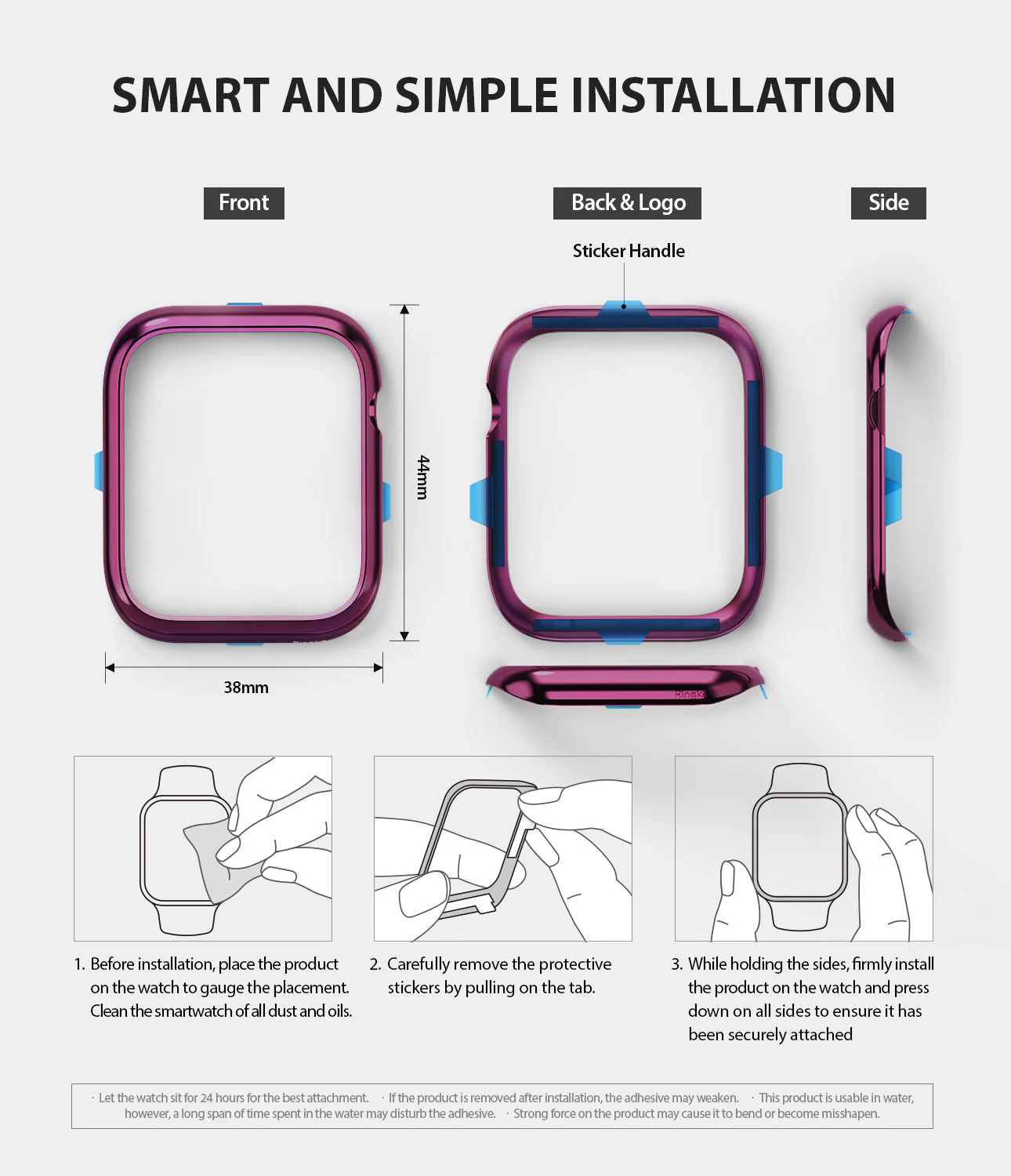 Apple Watch Series 6 / 5 / 4 / SE (44mm) | Bezel Styling - Image 77