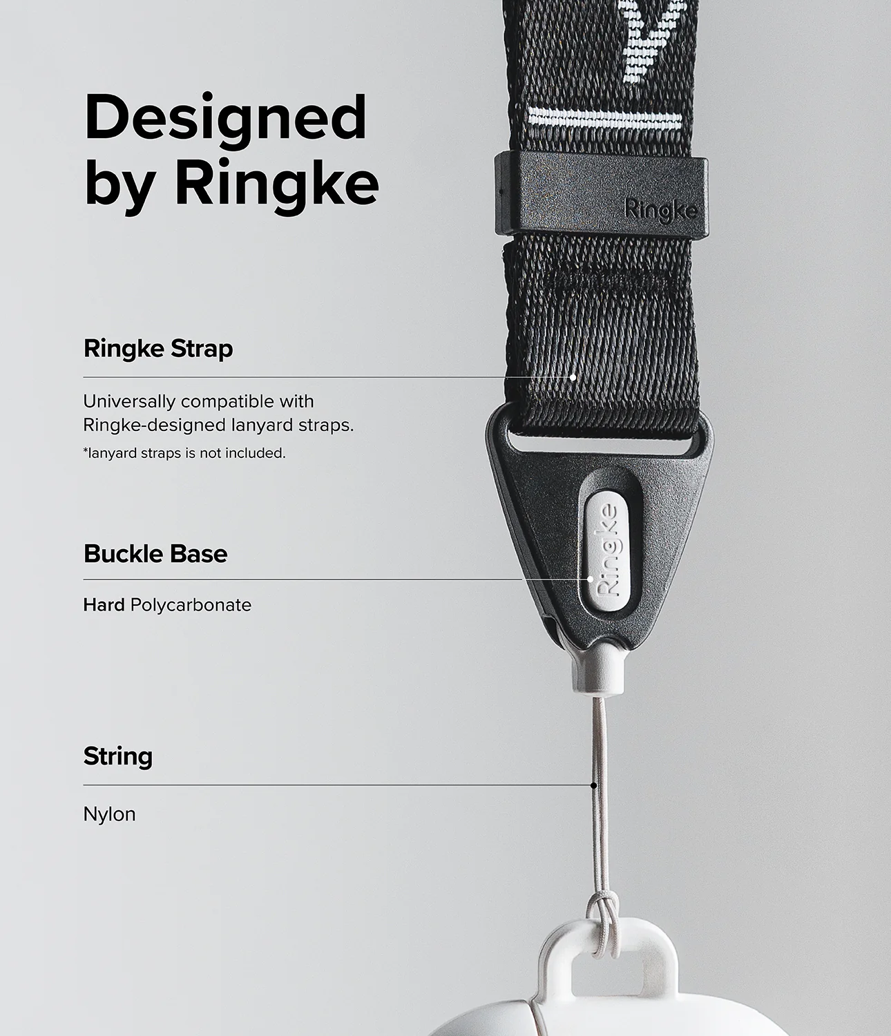 Strap Buckle Base | Light Gray [2 Pack] - Image 6